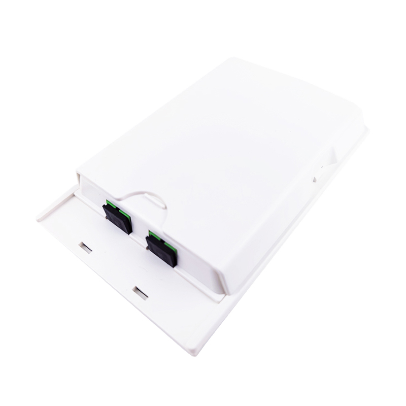 2 Cores Plastic Fiber Optic Faceplate Socket Panel for Seamless FTTH Integration
