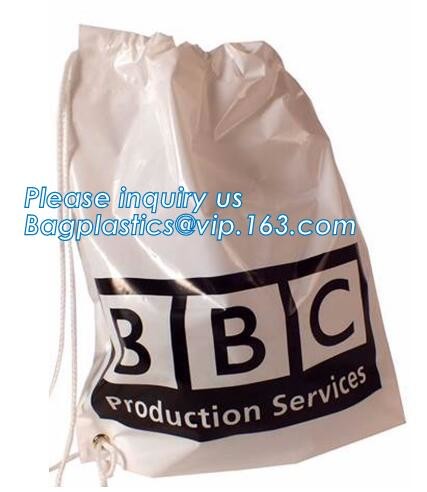 Biodegradable 22" X 28" Nylon Laundry Bags Two Shoulder Straps For Easy Backpack Carrying With bagplastics bagease packa
