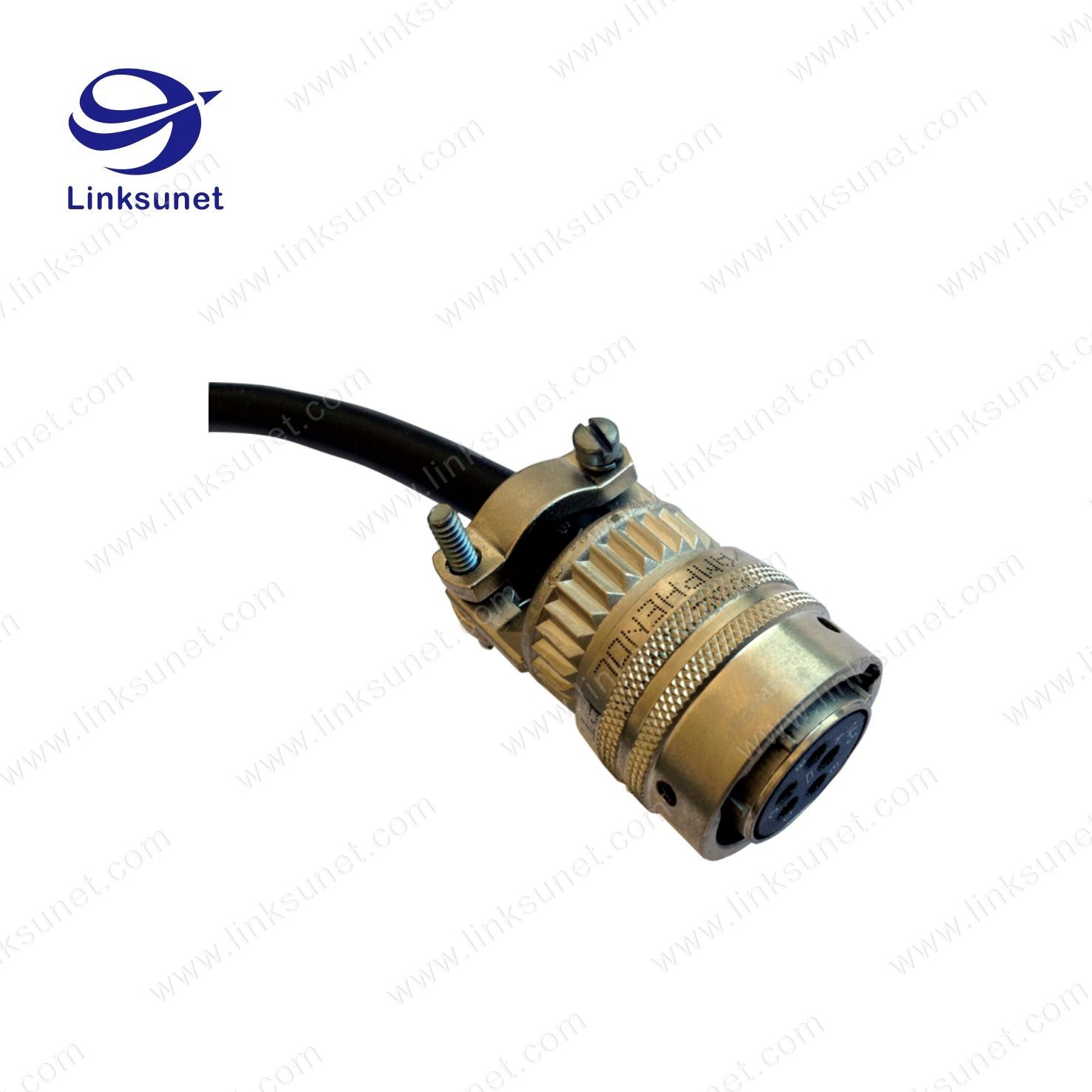 Ms3102 - 20 - 24p Female Sockets Circular Connector Cable Assembly LIYCY Cable 0.14 - 25C