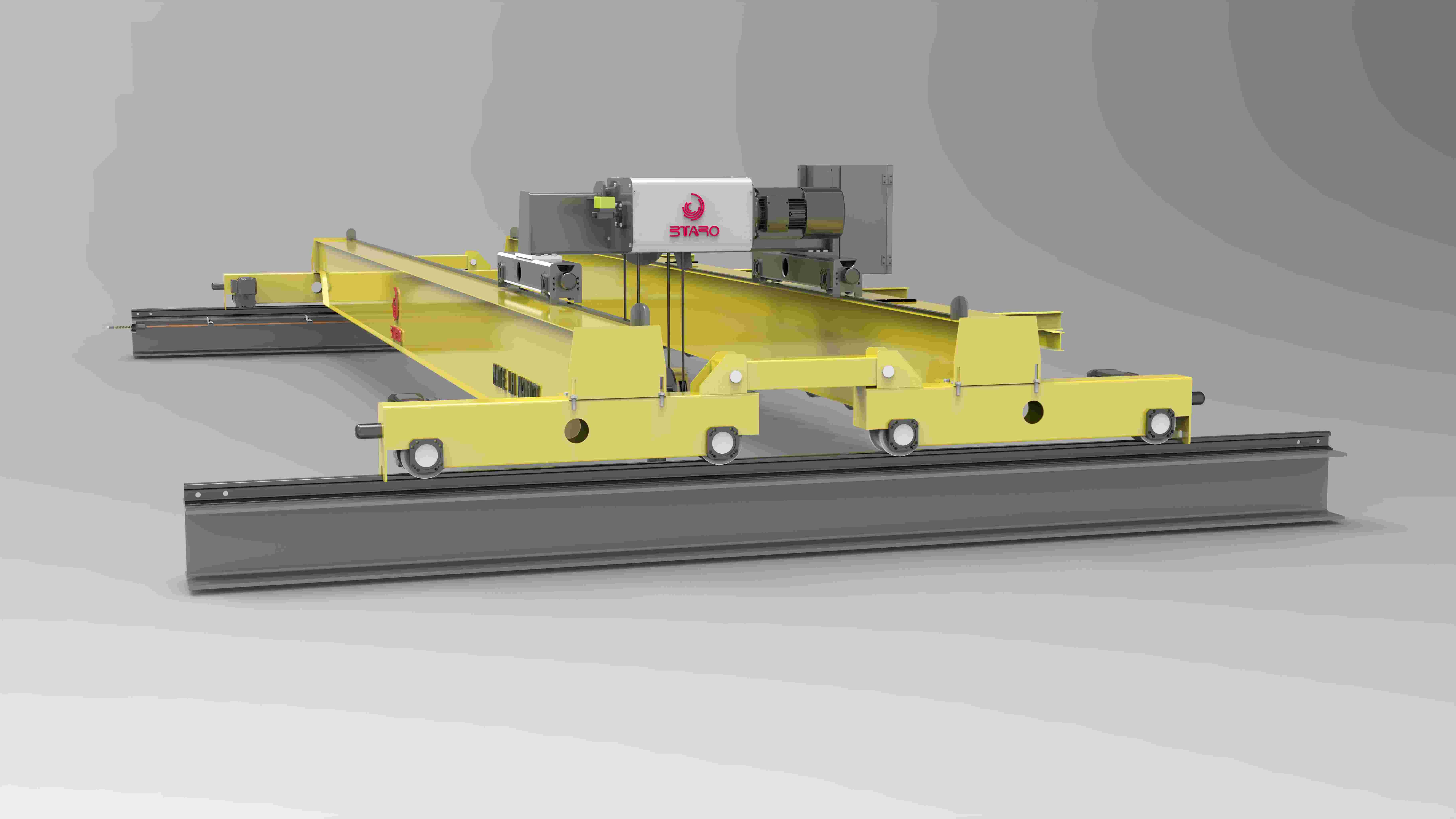 Safe Double Girder Overhead Crane for Heavy-duty Lifting 5-800t Load Capacity