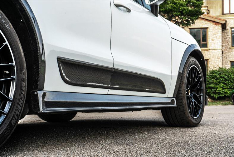 High Quality Carbon Fiber Kit Macan Body Kit ForMacan Front and Rear Side Skirts Spoiler Wide Bodyki