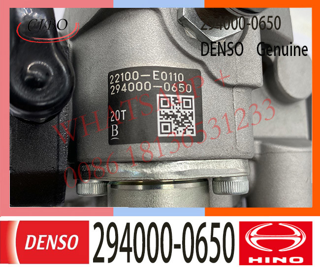 294000-0650 DENSO Diesel Engine Fuel HP3 pump 294000-0650 for HI-NO 22100-E0110