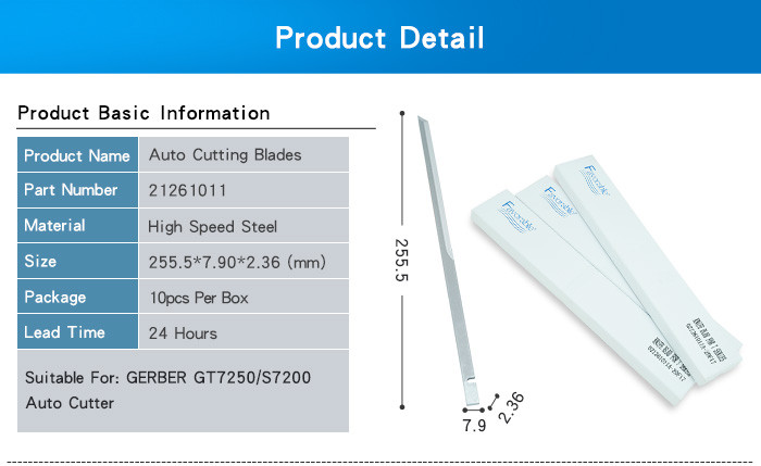 21261012 High Quality 45 Degrees Blade Knife For Gerber Xlc7000 GGT Cutter