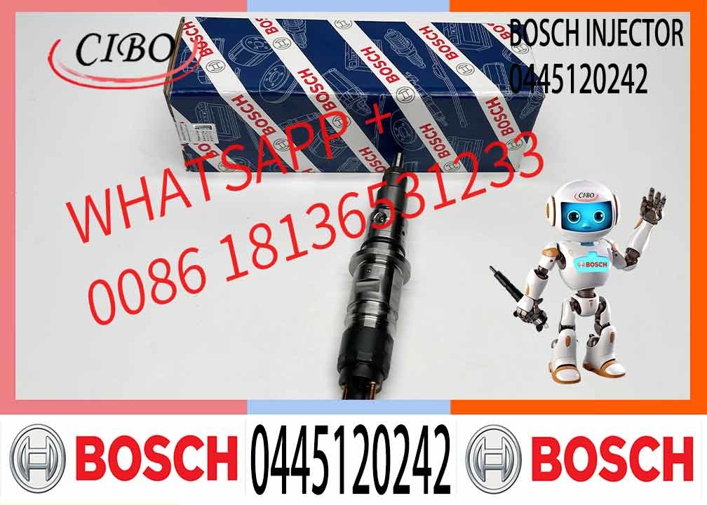 High Pressure Common Rail Fuel Injector 0445 120 242 0445120242 0445120182 0445120183 For DCI11 Engine