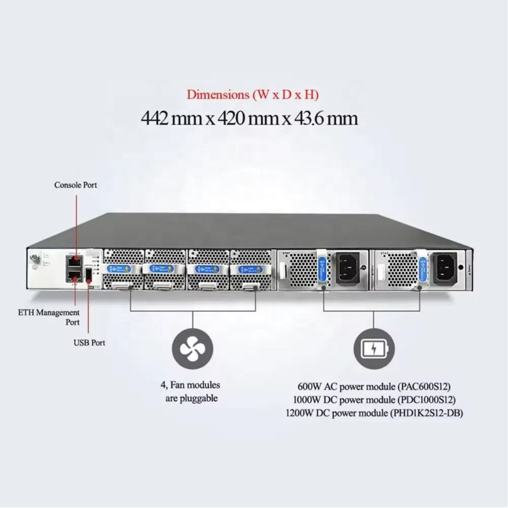 10g Switch Capacity Private Mold Ethernet Switch CE6881-48S6CQ-B Optimal Performance for Data Center Network