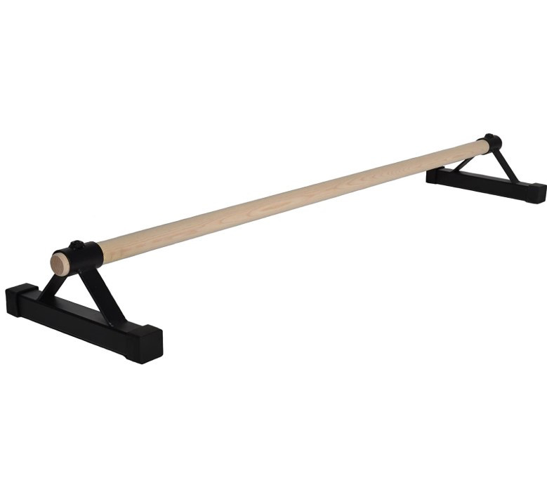 54" wood pirouette bar fitness barre gymnastics floor mounted sports equipment