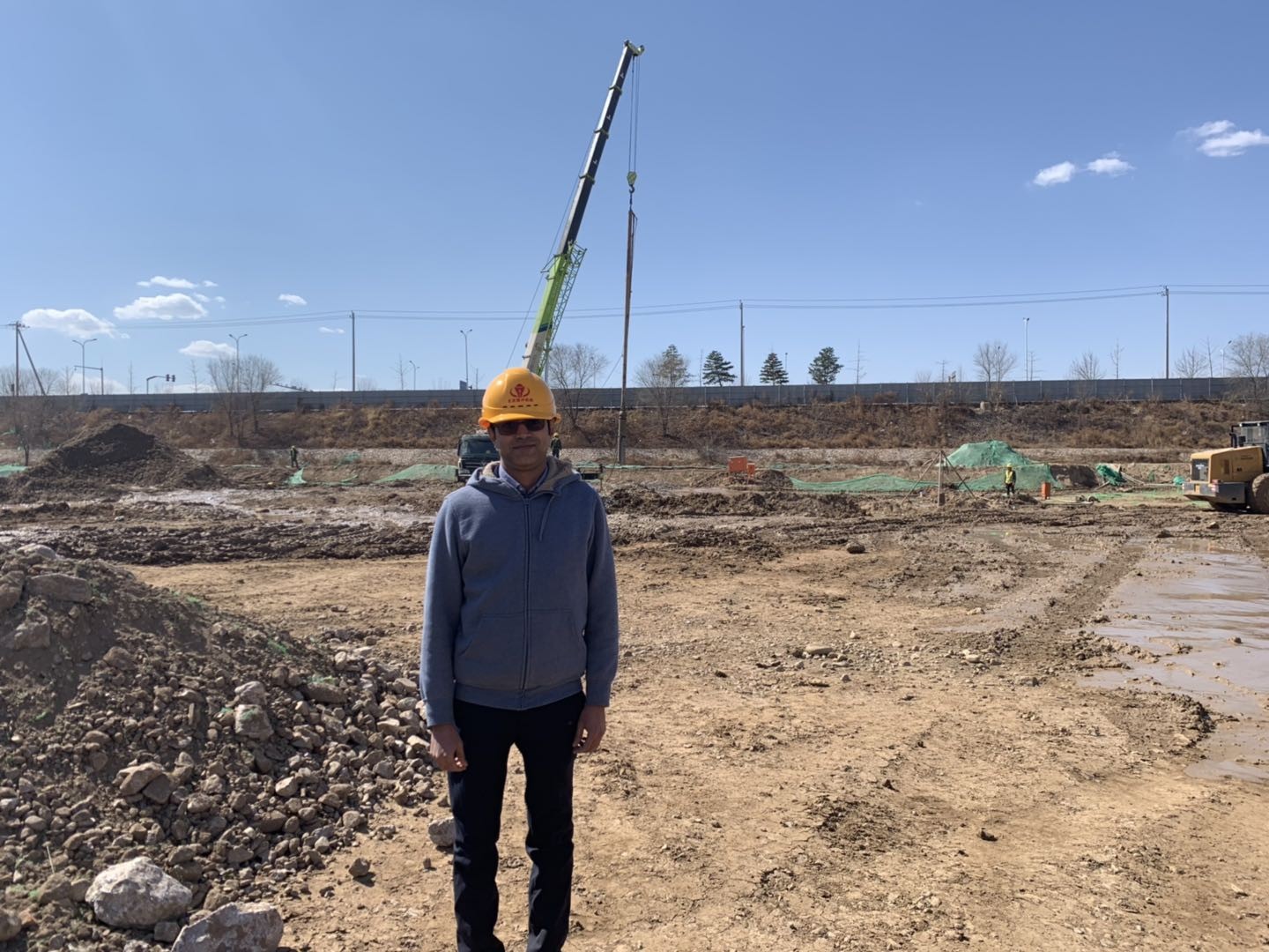 Multiple Function Bottom Feed Vibroflot Stone Columns Ground Improvement