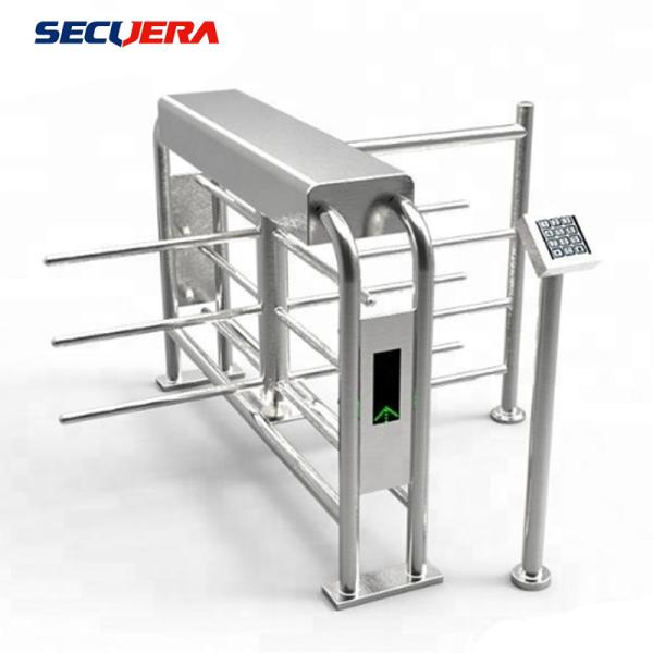 Stainless Steel Low Price Mall Double Channel Full Height Cross Turnstile