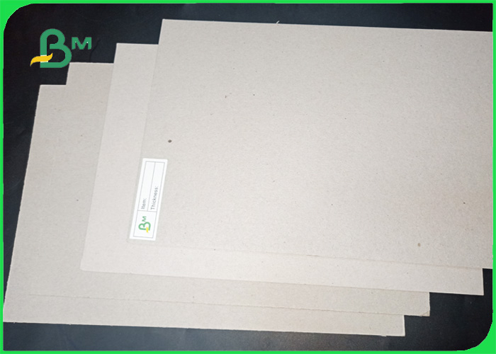 Thickness 1.5mm - 2.5mm Good Hardness Stiffness Grey Cardboard In Sheets