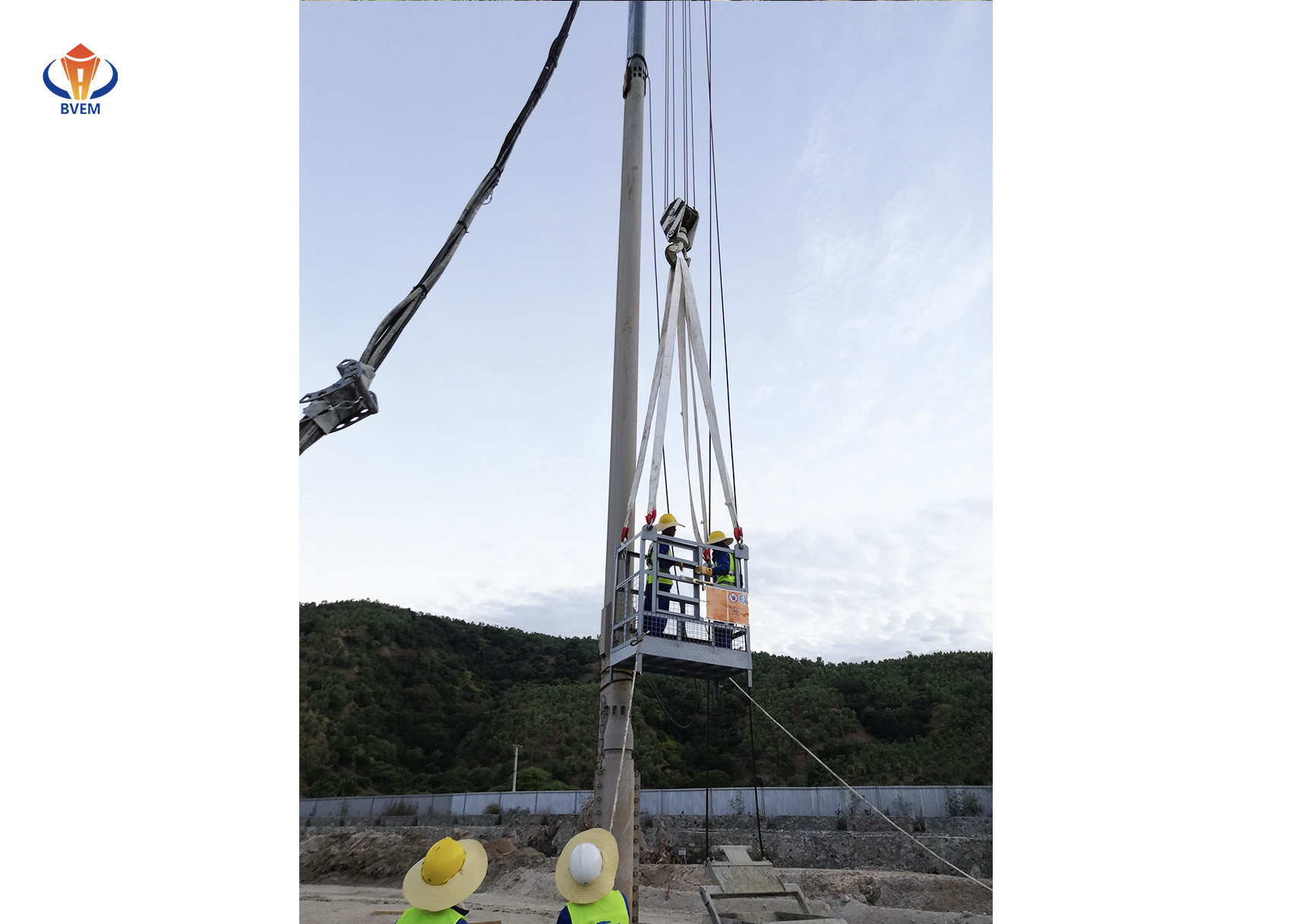100KW Sand Vibroflot Heavy Machinery Stone Column Soil Improvement