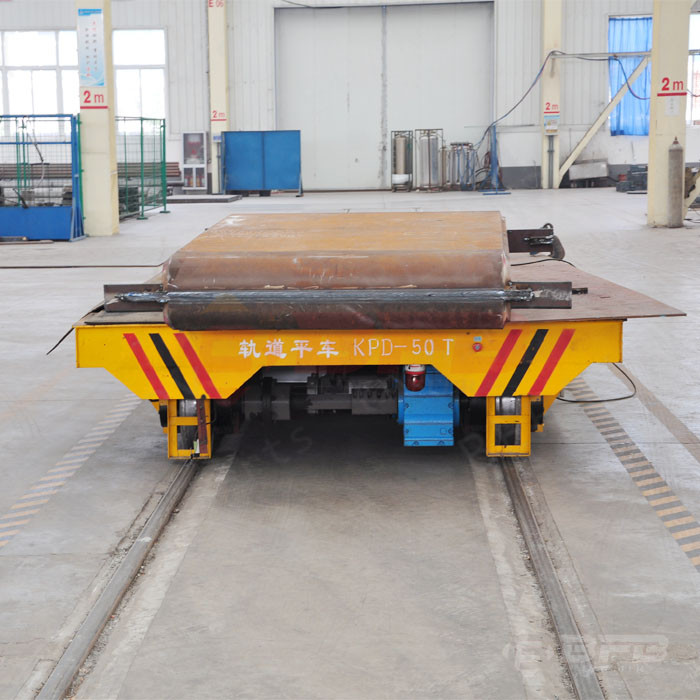 Conductor rail power 4 wheels heavy load boiler factory rail transporters