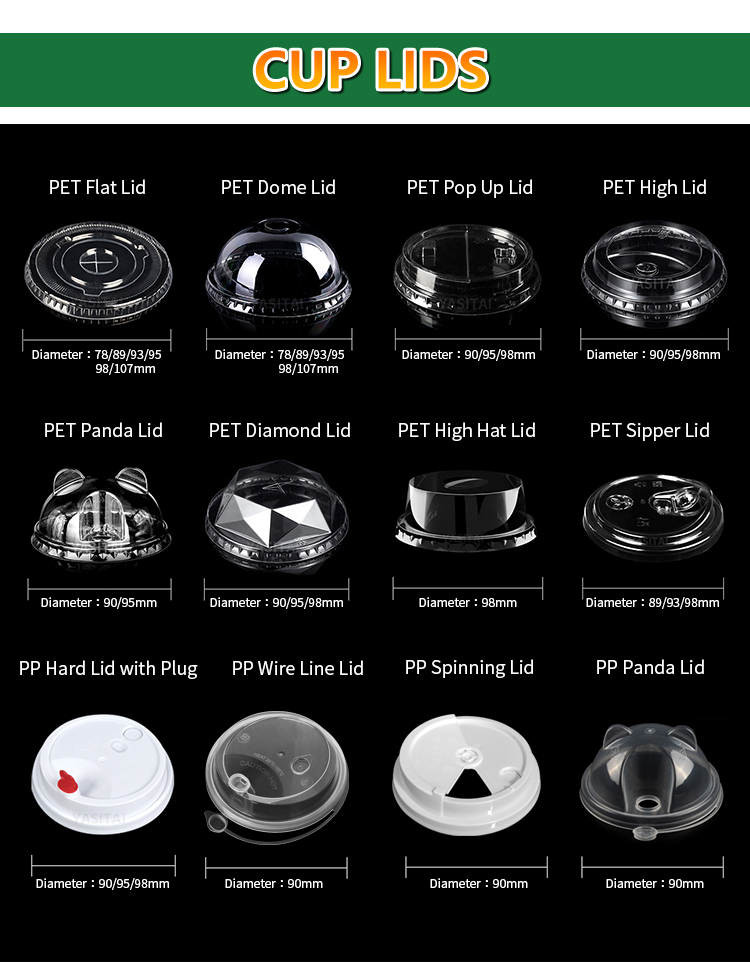 Take away coffee Cup Lid use hot/ cold drink disposable coffee cups plastic PP/PS cover lid for cup