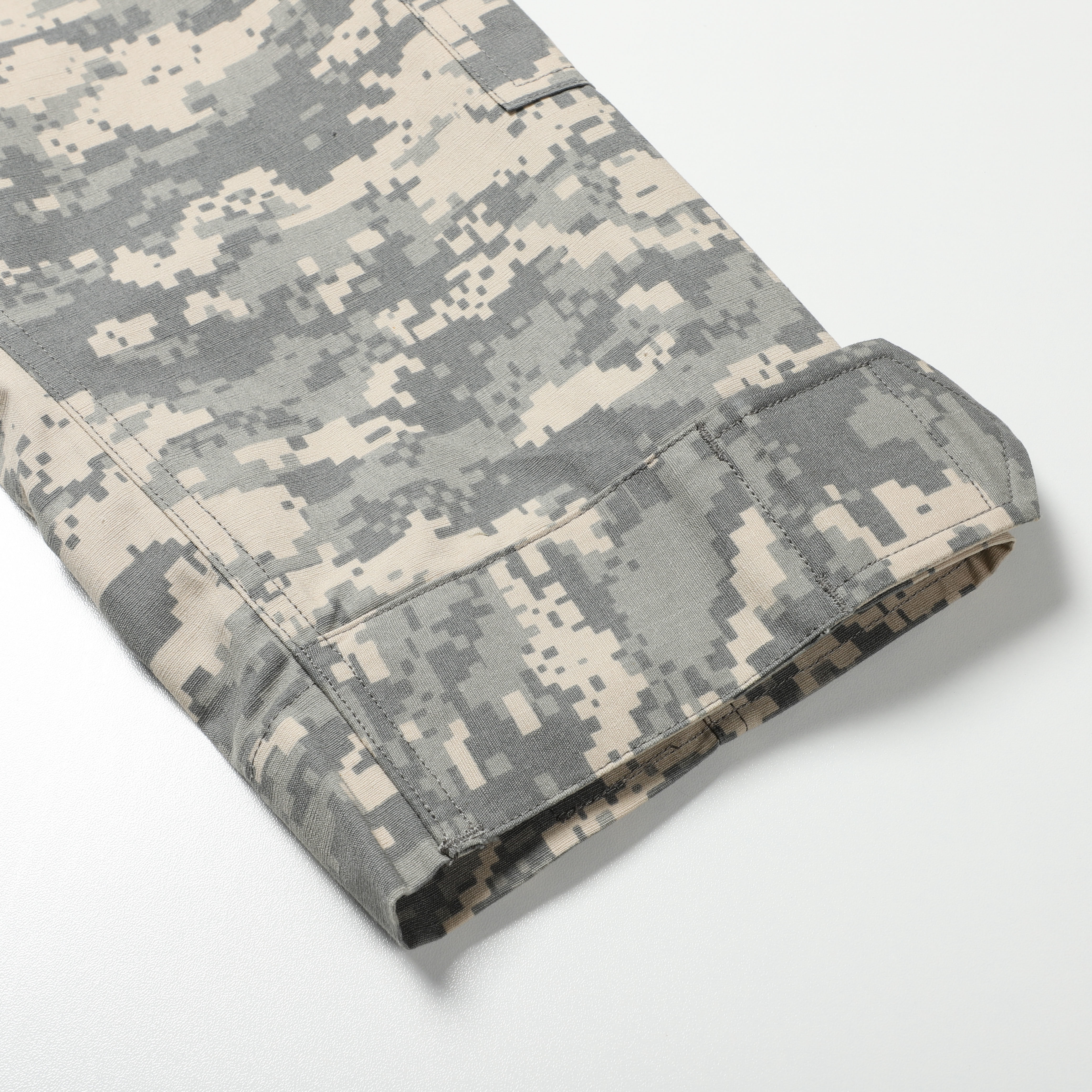 Mandarin Collar Durable Army BDU Uniform Rip Stop Digital Desert Camouflage