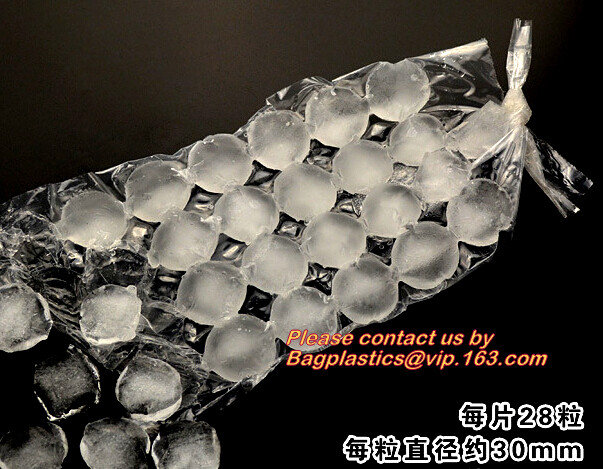 BPA Free Custom Ice Cube Maker, Disposable Polyethylene Pe Plastic Ice Cube Bags, Selfsealing Ice Cube Packaging Bag