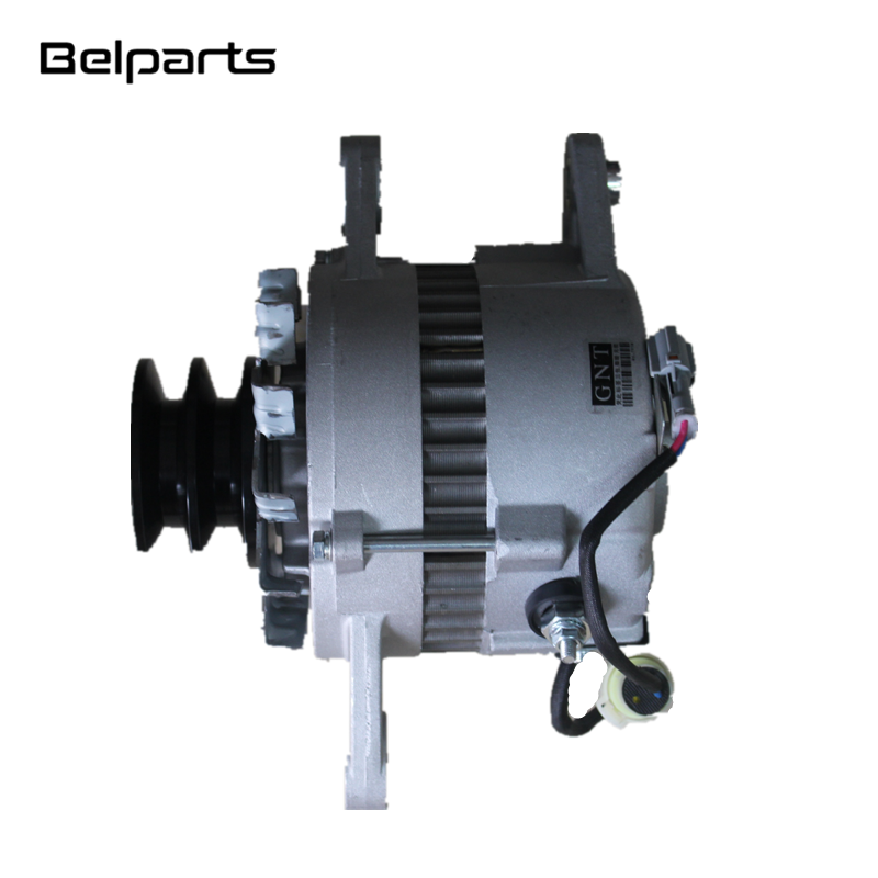 Belparts Excavator Alternator PC200-7 PC200-8 PC200-6 Generator 600-861-3420 600-821-6130 101211-7960 Engine 6D107
