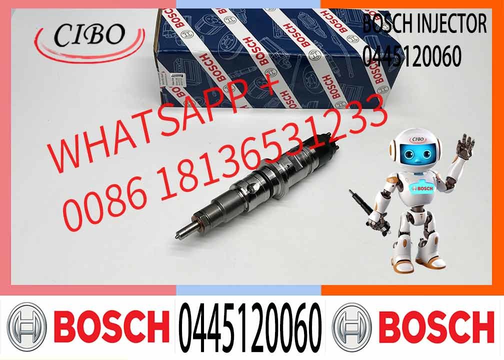 Diesel Injector Nozzles 0445120060 Diesel Common Rail Fuel Injector for Cummins Engine 5263321