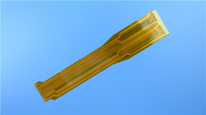 Flexible Printed Circuit (FPC) Built on Polyimide with Immersion Gold and Stiffener for Connection Strip #FPC Manufactur
