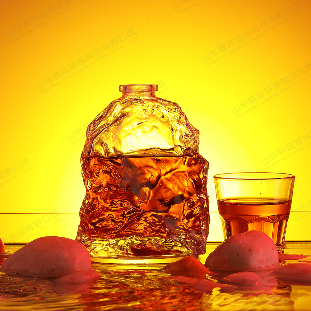Empty Glass Bottle 500ml 700ml 750ml 100ml for Industrial and Durable Glass Material