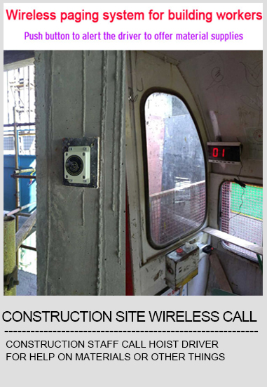 wireless call system display panel and call button