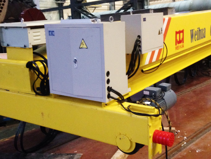 Lifting Machinery Single Girder Overhead Crane For Factory / Steel Workshop
