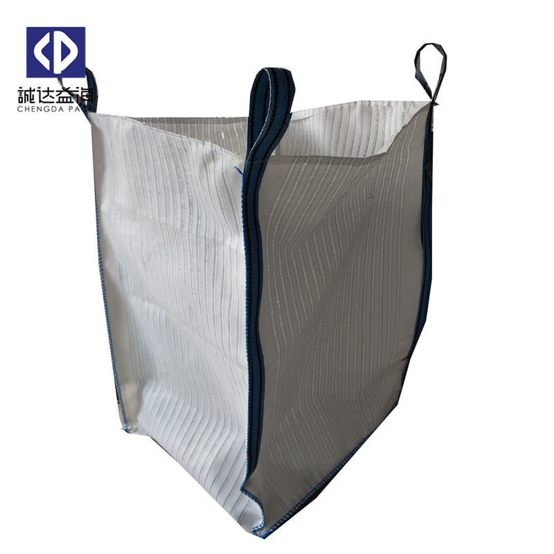 Breathable FIBC Bulk Bags Mesh PP Big Bag 4 Side Seam Loops For Packing Wood