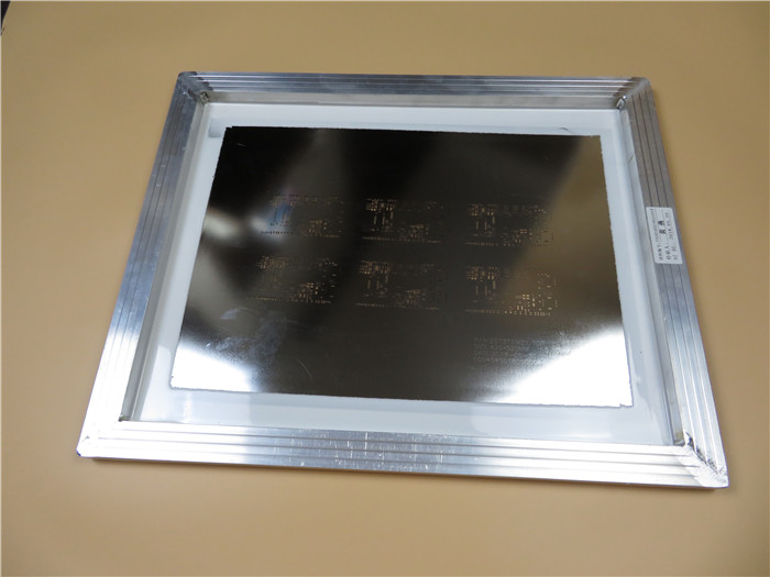 0.1mm Stainless Steel Shim SMT Stencil PCB Assembly For BGA Package