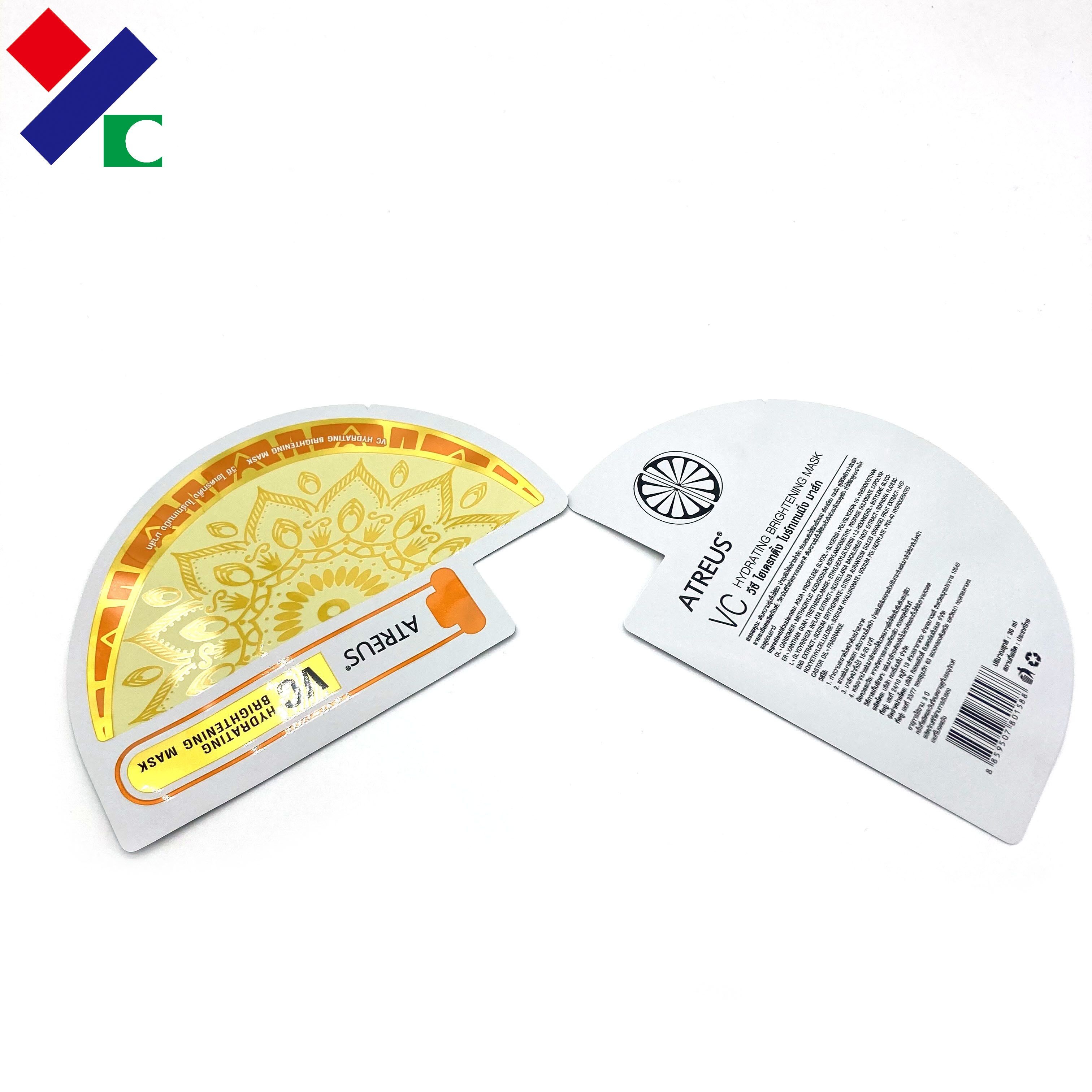 CMKY Heat Seal Bag For Cosmetic Products Customized Shaped Foil Inside