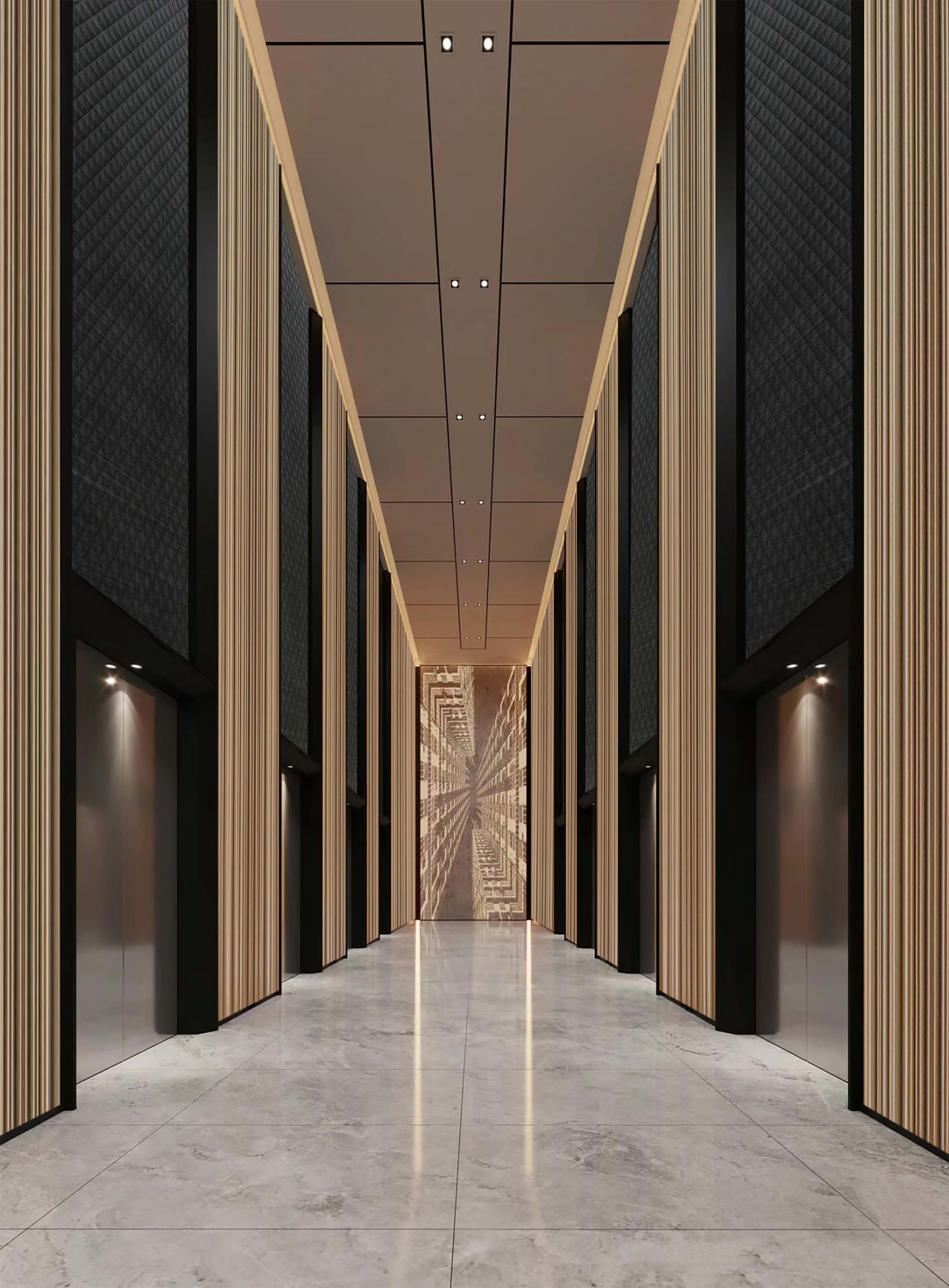 Various Finish Embossed Decorative Veneer Wall Panels Easy Install 2400mm