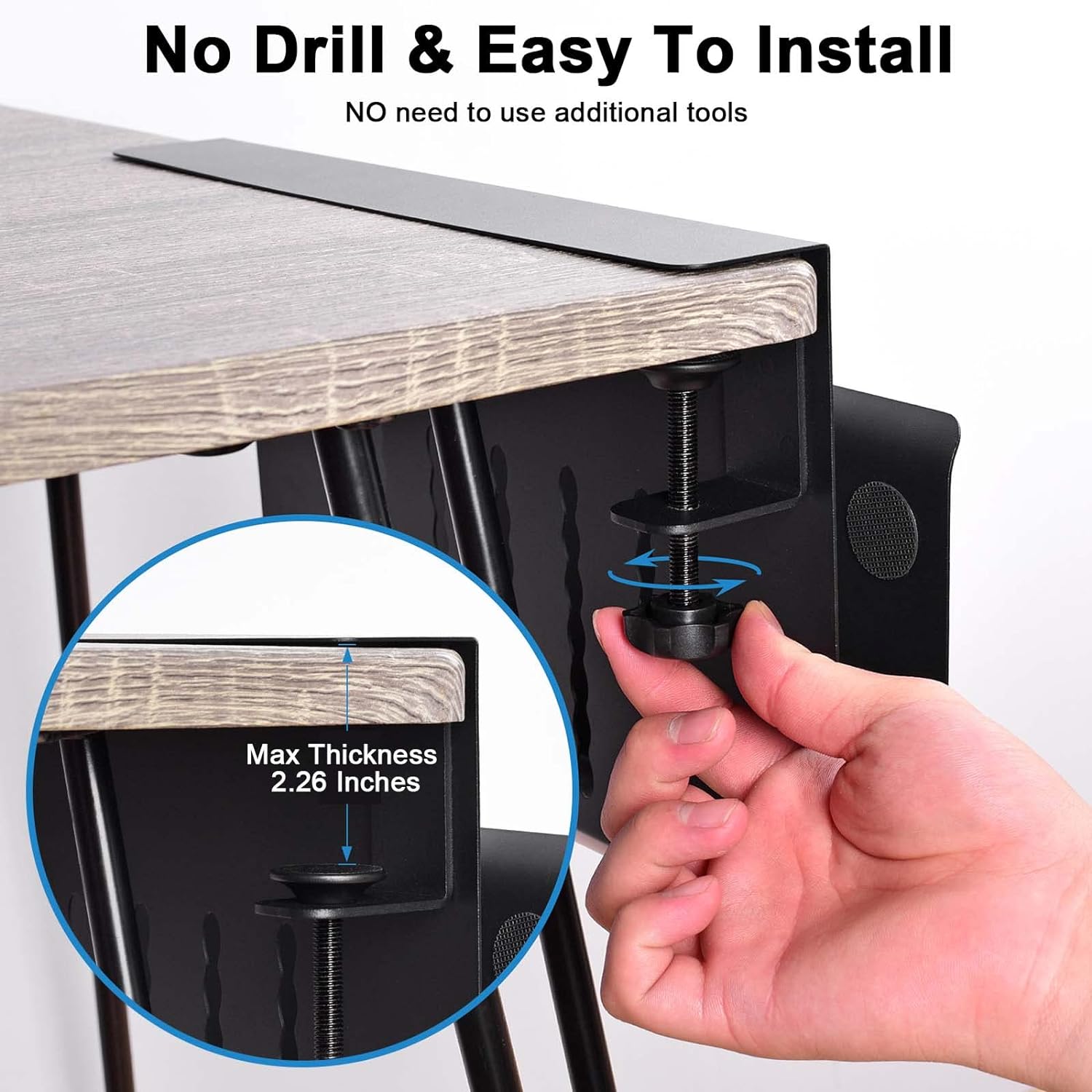 Customized Packing Desk Organization with Magnetic Pen Holder Under Desk Laptop Holder