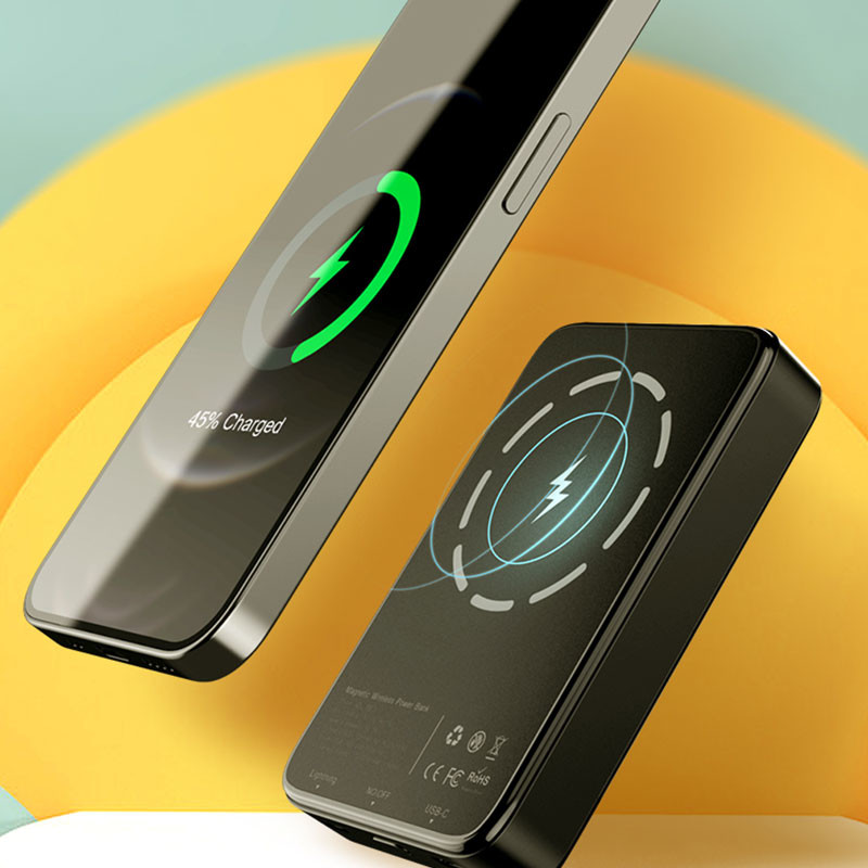 5000mAh 18W PD QC3.0 Fast Charging 15W Magnetic Wireless Portable Power Bank