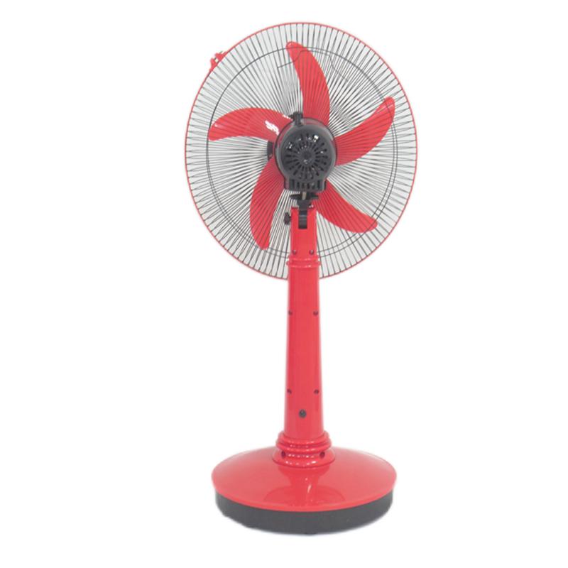 18" Battery Operated 12v 18 Inch Rechargeable Dc Fan Emergency Light Fan 12 Digital 15 Pedestal Air Cooling Fan 3 or 5 Ce ROHS