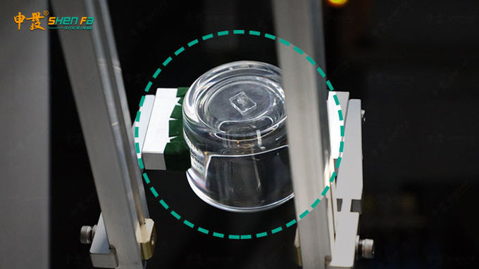 Full Servo 2-color Silk Screen Printer Plus Hot Stamping With Vision Camera Orientation For Cream Jar SF-MP310