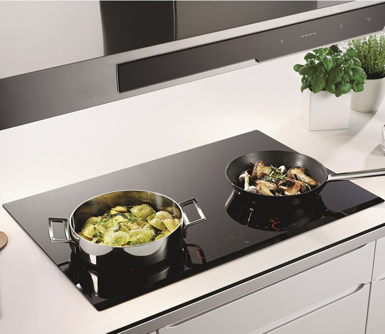5200 Watt Vitro Ceramic Double Top Induction Stove 750*450mm Size
