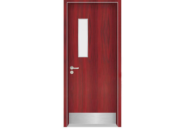 Fireproof Interior Glass Wood Door