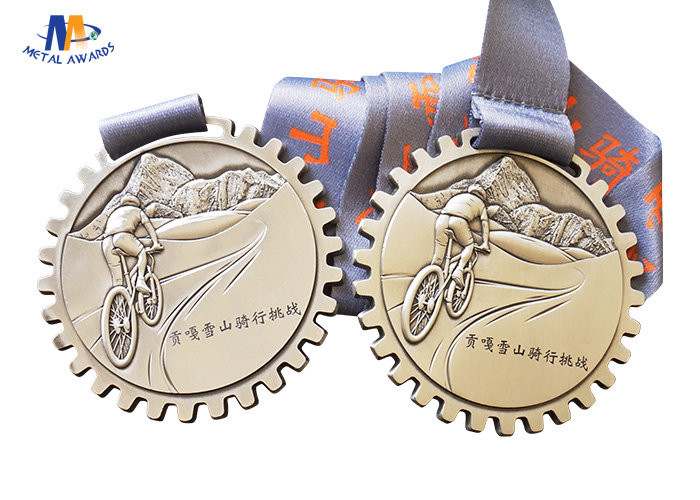 3D Effect Antique Finishing 70mm Stock Medals
