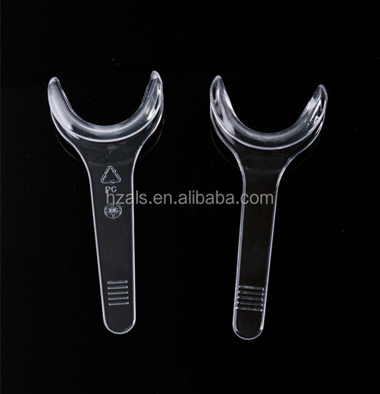 Clear/Clear Blue Double Head Lip Retractor Dental Lip Cheek Opener Stainless Steel Surgical Tool with CCC Certification