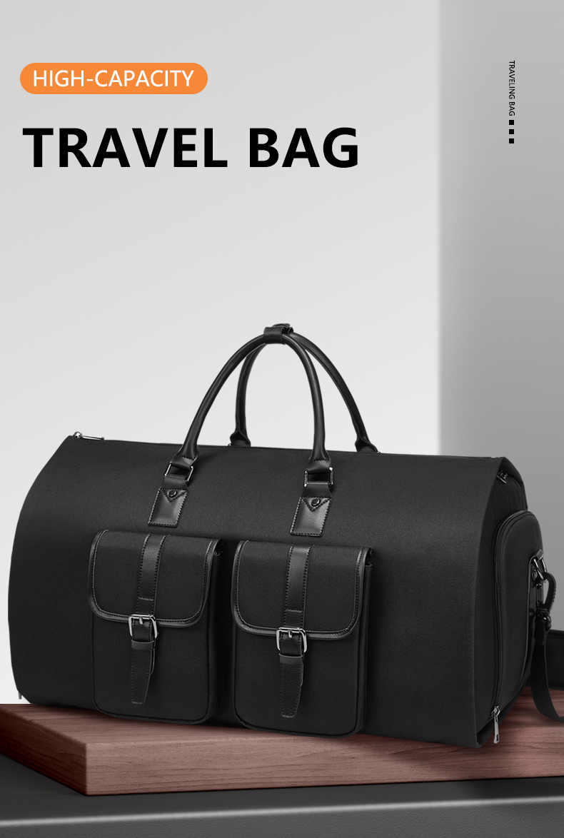 Fashionable Men Waterproof Duffle Bag With Shoe Compartment Anti Scratch