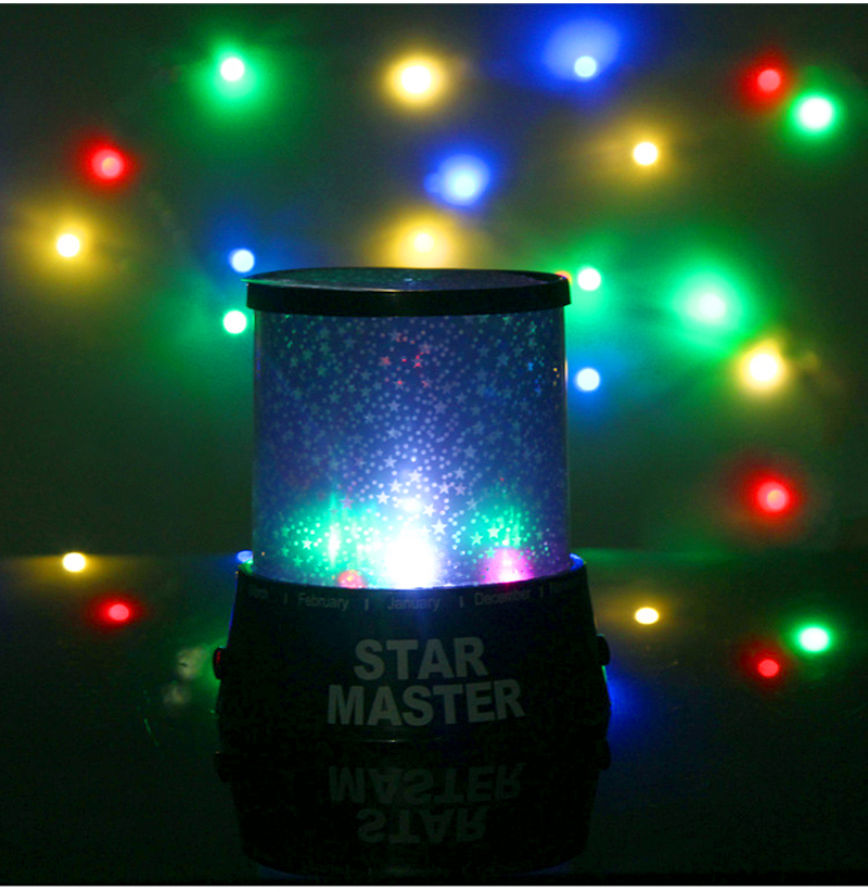 Projector Starry 3D Acrylic Decorative Motion Sensor Night Light