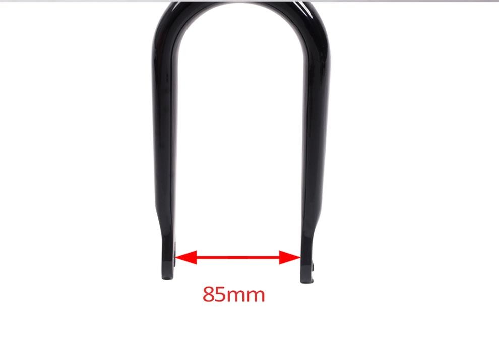 12er Carbon Fiber T800 Balance Bike Forks Small For Children Cycles