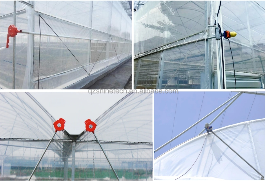 Hot Dip Galvanized Steel Tube Frame Multi Span Agricultural Greenhouse