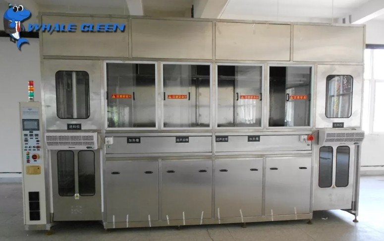 5 Soak Tanks Industrial Ultrasonic Cleaning Machine 264L Capacity with Filtration and Multi-Function