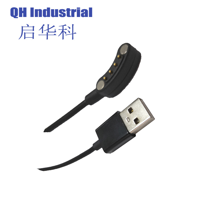 4Pin Arc Colombia Sus Spring Amphenol Double-Head Pog Pin Socket Pogo Pin Magnet Connectors