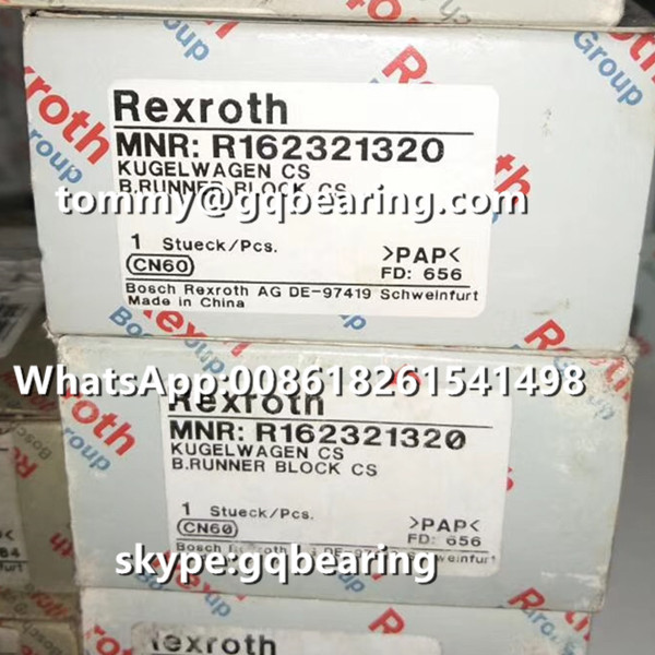 Rexroth R162321320 Narrow Type Long Length Standard Height Linear Carriage