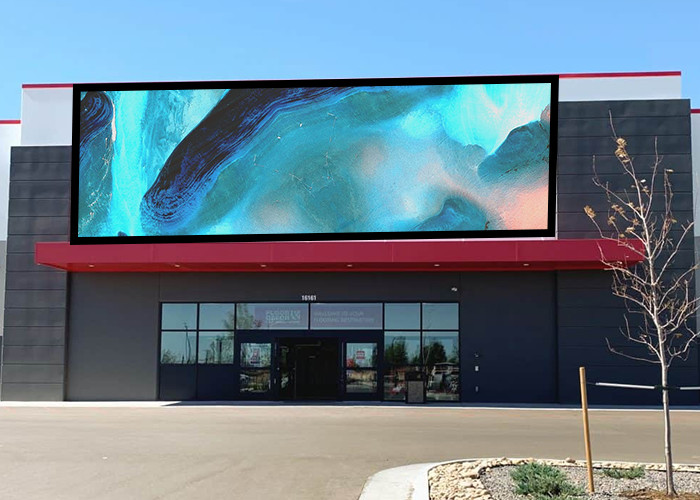Aluminium Alloy Outdoor LED Advertising Screen 960x960mm SMD P10 P8 P6
