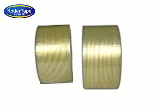 Strong Adhesive Clear Transparent PET Glass Filament Tape For Home Appliance
