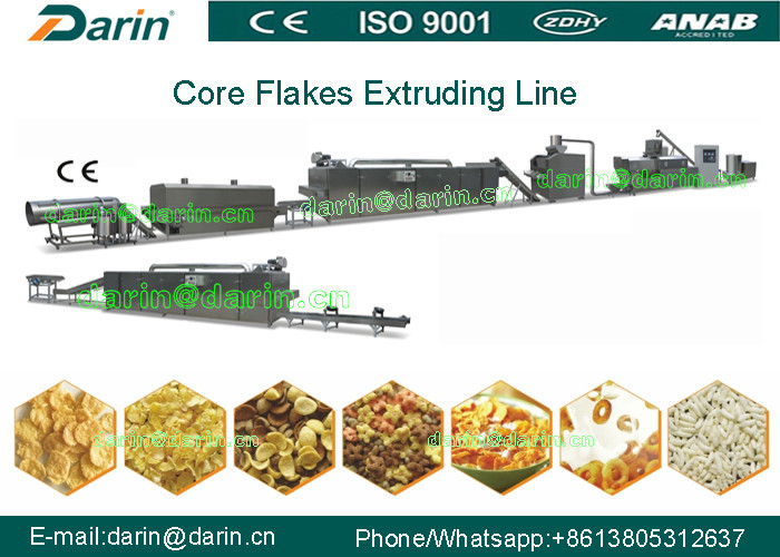 Gluten Free Bulk Breakfast Cereal corn flakes processing machine
