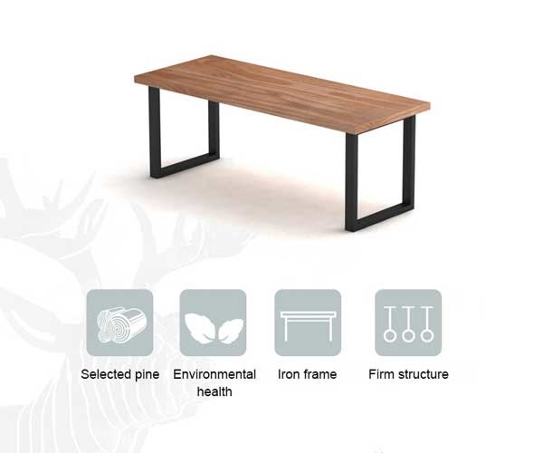 Country Style Dining Room Luxury Furniture Wooden Table And Chair