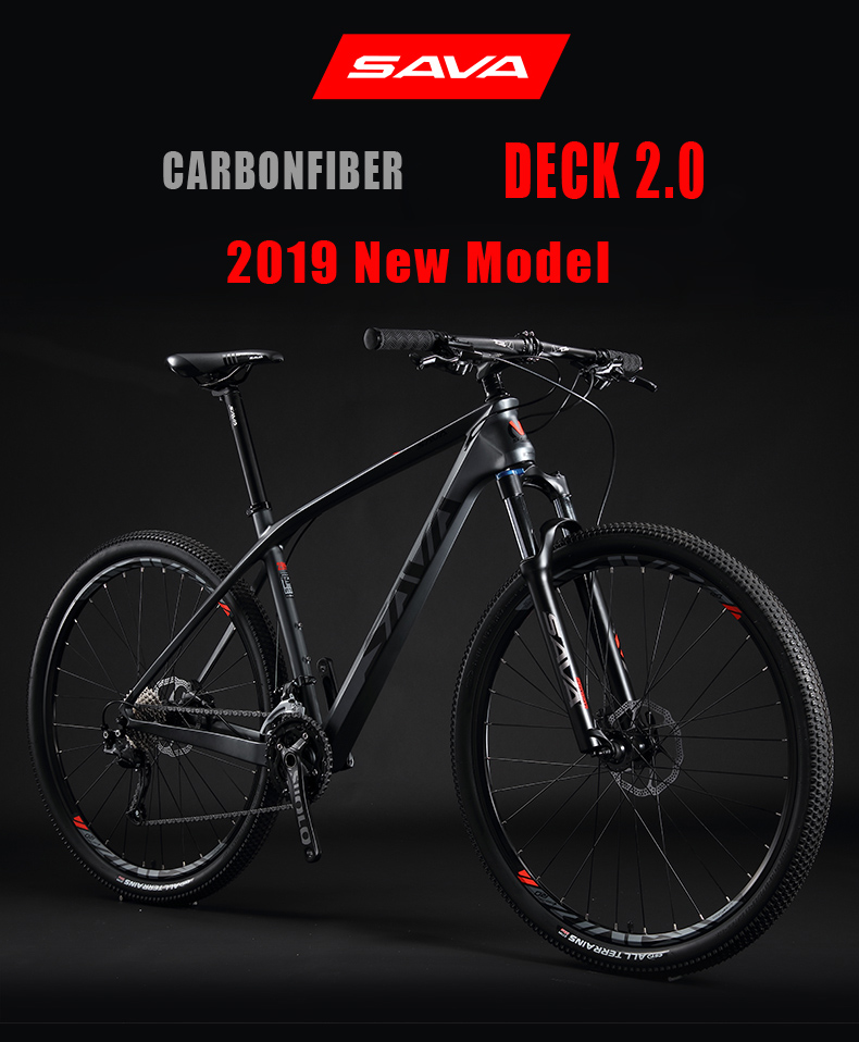Sava Deck2 0 Carbon Mountain Bike , 29 Inch Disc Brake Mtb 27 Speed