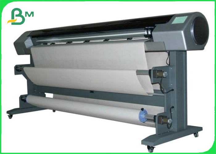 36 Inch 65 Inch 50gsm 55gsm 60gsm CAD Plotter Paper Roll For Garment Making
