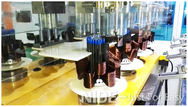 fan motor stator winder coil winding machine